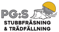 PG:s stubbfräsning & Trädfällning logotype