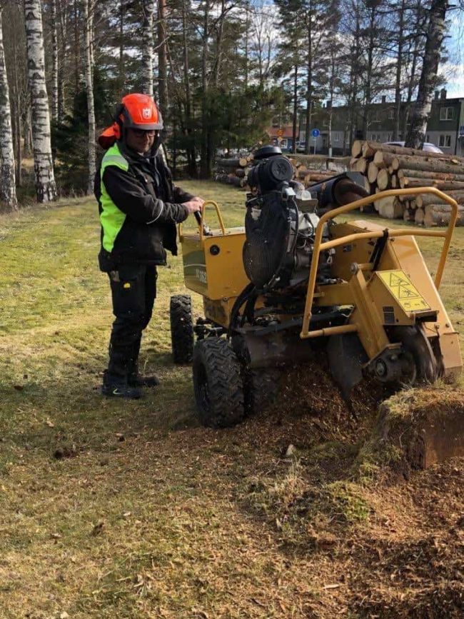 Peder Gustavsson Stubbfräsning borttagning och bortforsling stubbe